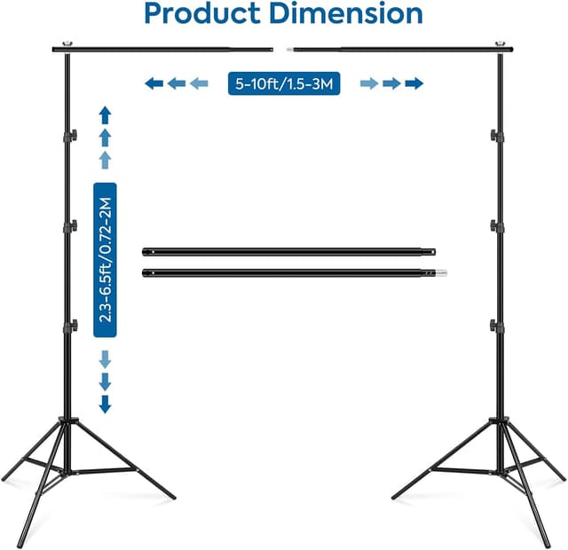 Thumbnail 1 de SEDGEWIN Backdrop Stand 6.5×10ft adjustable kit 🎥