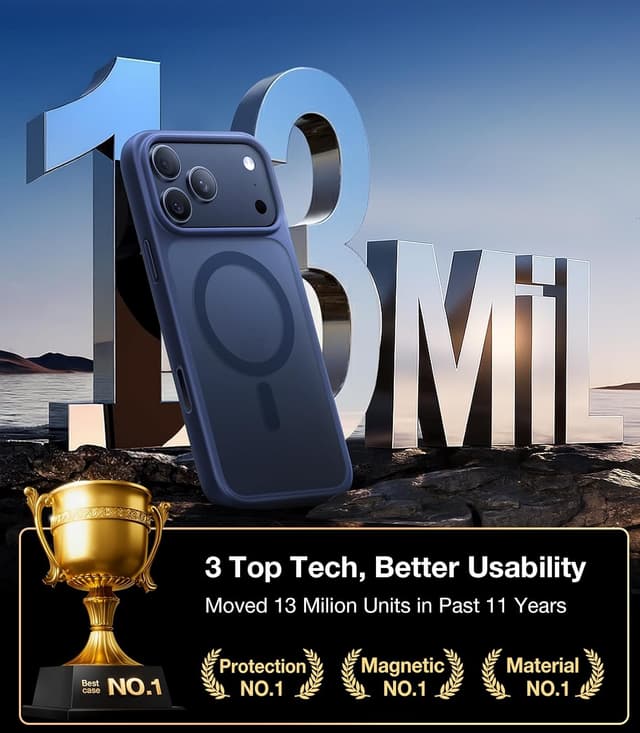 Detalle 2 de TORRAS iPhone 17 Pro MagSafe case, 12ft shockproof