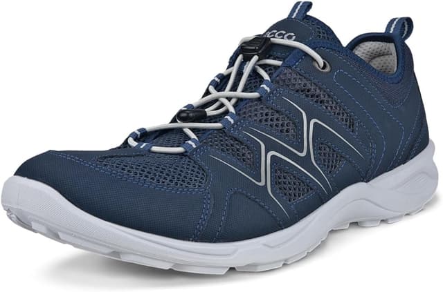 Detalle de ECCO Terracruise Herren Outdoor-Fitnessschuhe – leichtes Mesh, Schnellverschluss & flexible Laufsohle