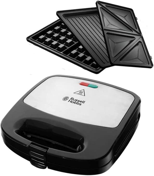 Imagen de Russell Hobbs Fiesta 3 en 1: Sandwichera, Gofres y Grill 🍽 en OfertitasTOP
