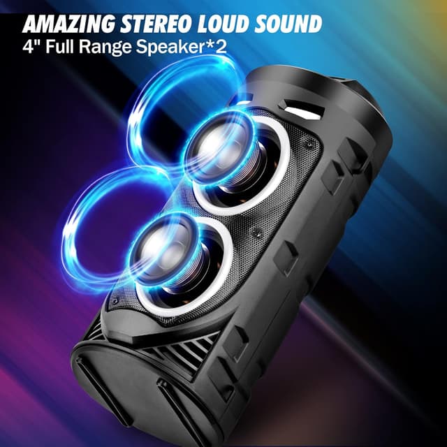 Detalle 2 de BabYoung A76 30W Portable Bluetooth Speaker