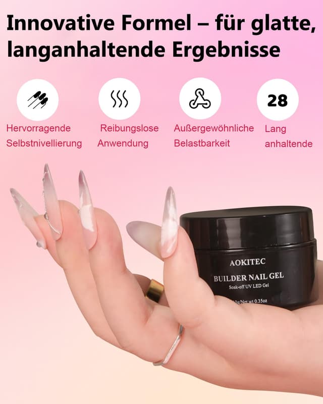 Thumbnail 6 de Aokitec Builder Gel Set 100 Formen đ