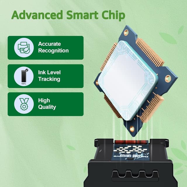 Detalle 2 de GREENSKY 545 546 XL Multipack 2er-Pack Druckerpatronen 🖨