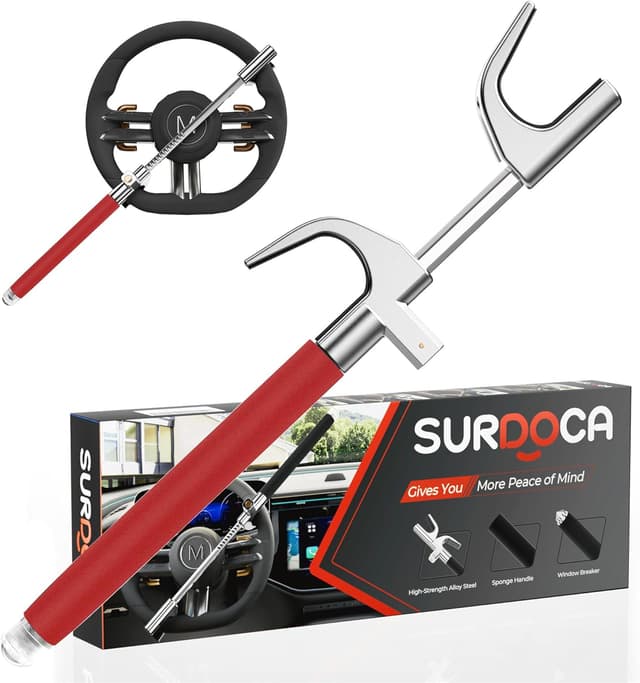 Thumbnail 6 de SURDOCA Multifunction Steering Wheel Lock 12.6in