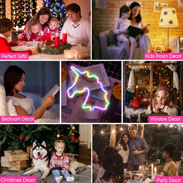 Thumbnail 5 de Aslanka Einhorn LED-Licht Neon 3