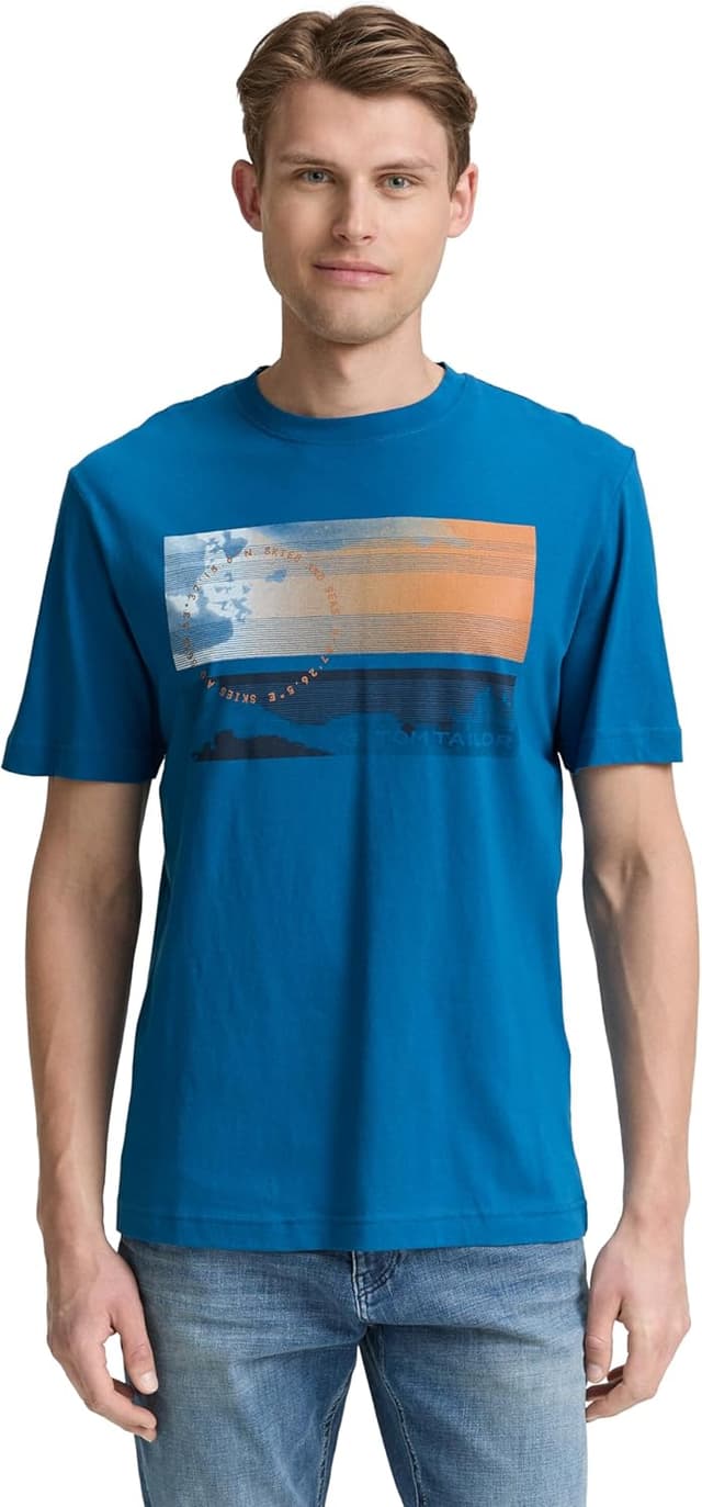 Detalle de TOM TAILOR 1046792 T-Shirt da uomo a maniche corte