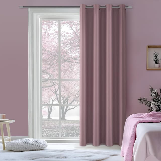 Detalle de MRTREES Thermo Verdunklungsvorhang mit Ösen – blickdicht gegen Kälte, 140 x 210 cm (1 Stück)