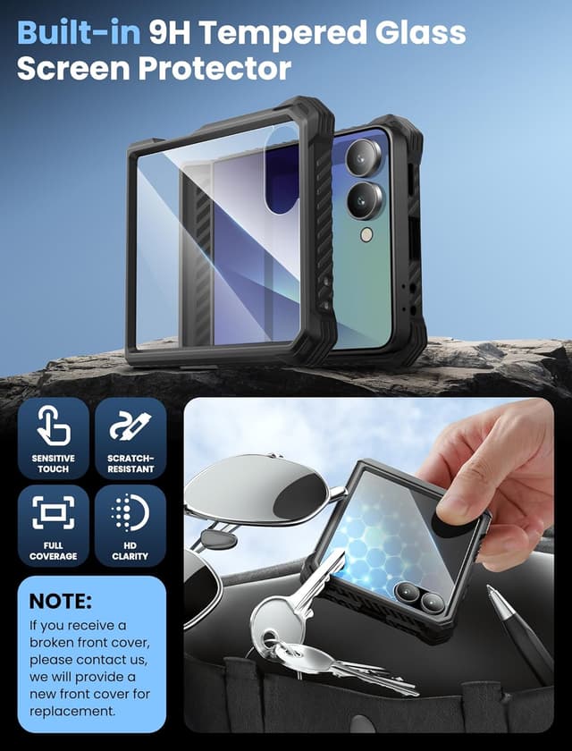 Detalle 2 de i-Blason Galaxy Z Flip 7 Case with Stand