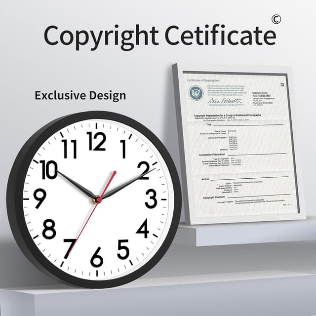 Thumbnail 4 de AKCISOT 12 Inch Silent Wall Clock for Home ๐ฐ