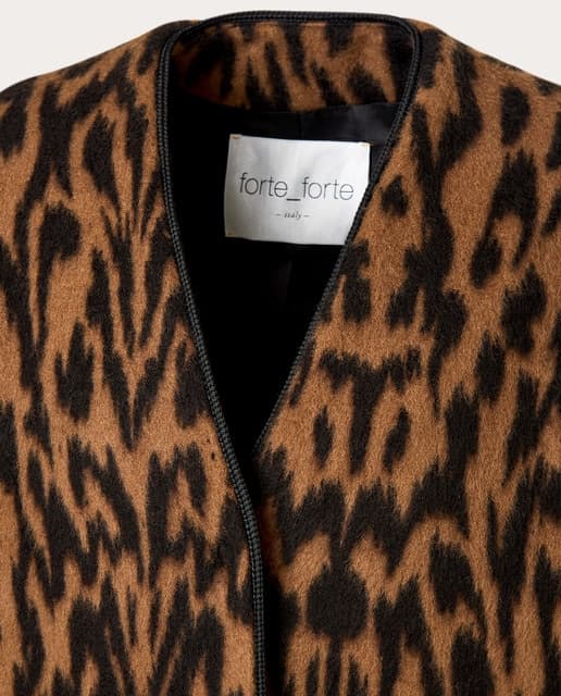 Thumbnail 1 de Forte Forte Abrigo de lana estampado