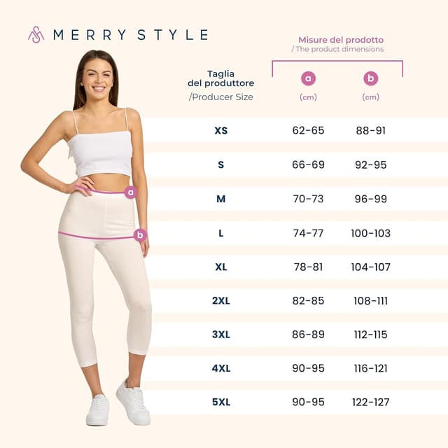 Thumbnail 5 de Merry Style MS10-199 Leggings 3/4 in cotone