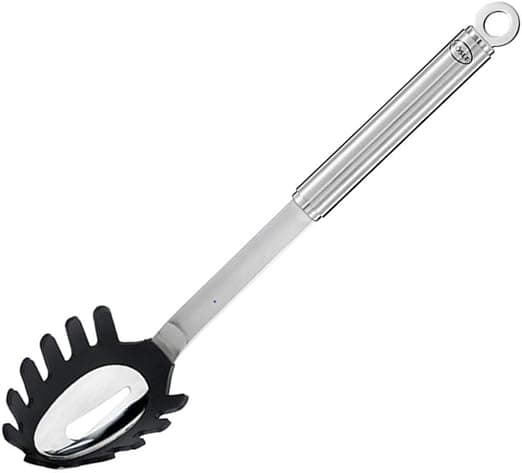 Detalle de Rösle Spaghettiheber Silicón para Espaguetis, Acero 18/10 🍝