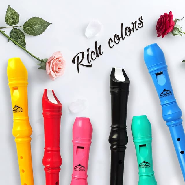 Thumbnail 6 de EASTROCK Blockflöte Diskant Sopranblockflöte in C (deutscher Griff), 3-teiliges Anfängerinstrument