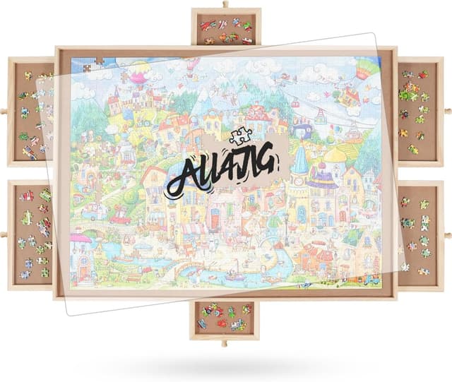 Imagen de ALL4JIG 1500-Piece Rotating Puzzle Board đź§© en OfertitasTOP
