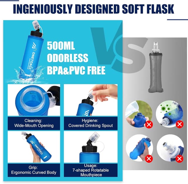 Thumbnail 2 de ONETOALL Running Vest 2L Hydration Pack