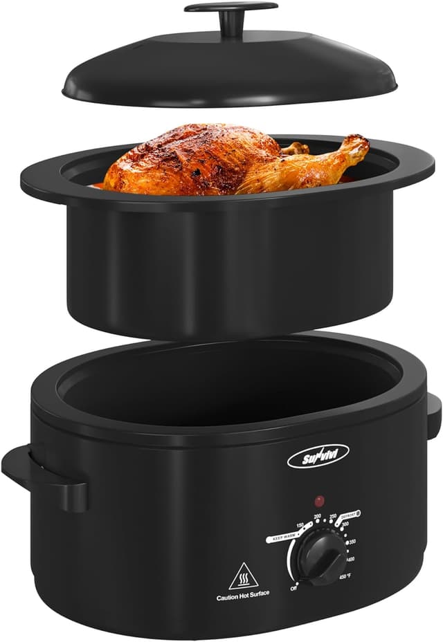 Detalle de Sunvivi Roaster Oven 8-Quart 🍲