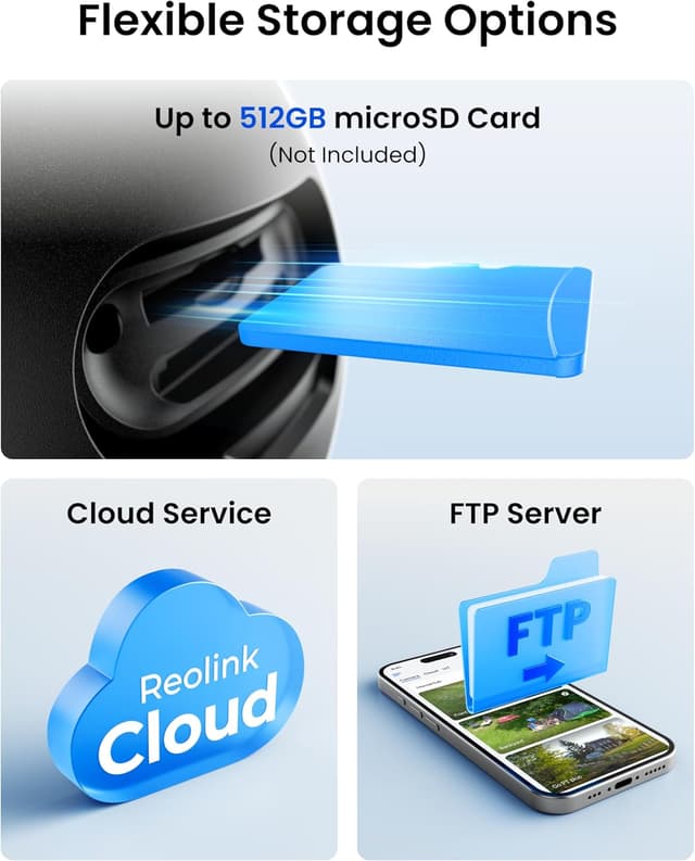 Thumbnail 6 de Reolink 4G LTE Cellular Security Camera Outdoor (SIM card, 20,000mAh + 12W solar, pan & tilt, auto tracking)