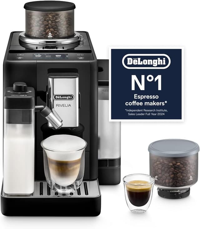 Detalle de De’Longhi Rivelia Perfetto Automatic Coffee Machine