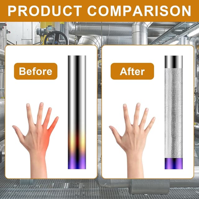 Thumbnail 4 de Aluminisierte Hitzeschutzmatte 60x100 cm