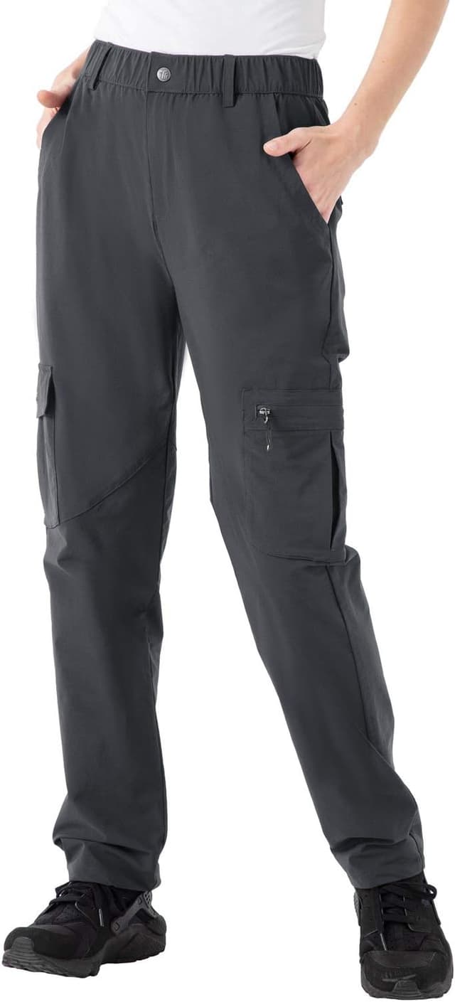 Detalle de Rdruko Women's Hiking Cargo Pants UPF 50+