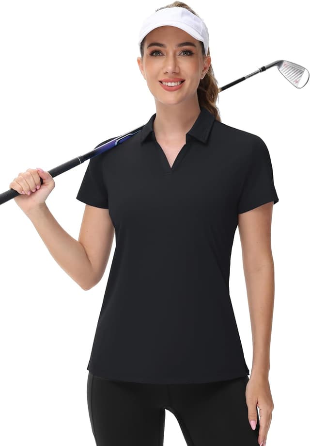 Thumbnail 4 de TACVASEN Women Polo UPF 50+ V-Neck Shirt