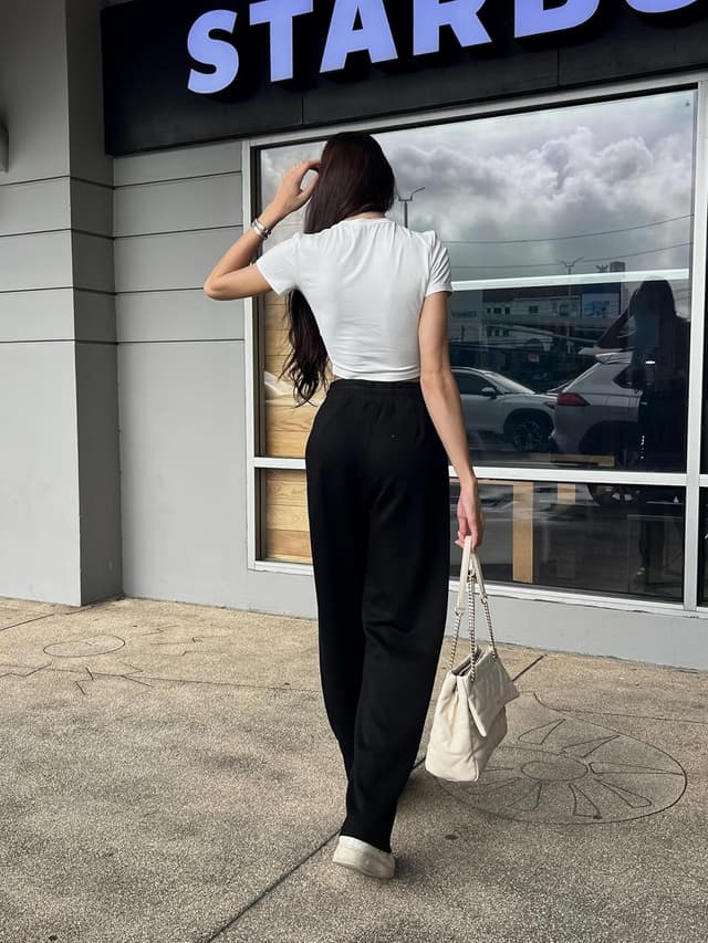 Detalle 1 de PINSPARK Damen Jogginghose High Waist 28