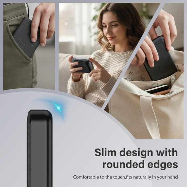 Thumbnail 6 de Ultra Slim Power Bank magnético 5000 mAh