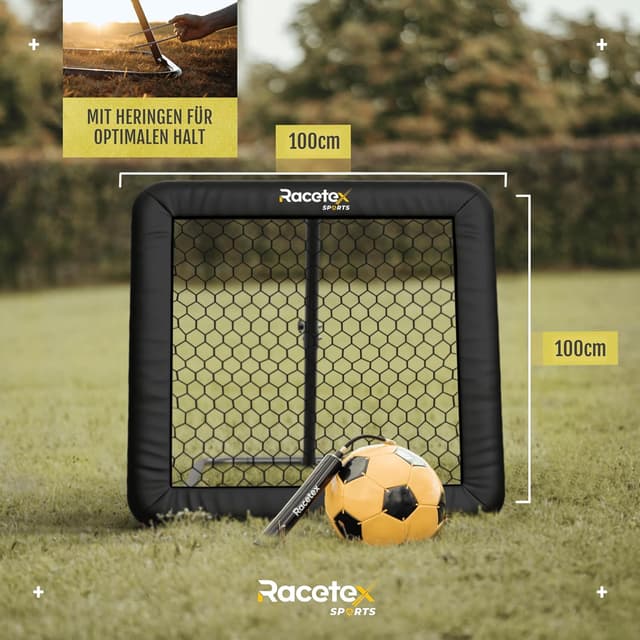 Detalle 2 de Racetex Rebounder Fußball 100x100 cm mit Cover