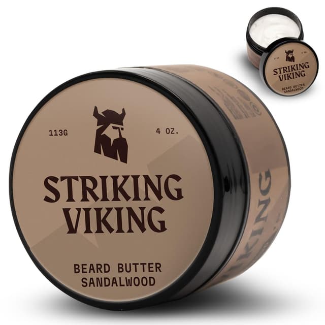Thumbnail 6 de Striking Viking Striking Viking Beard Butter (Vanilla, 4oz) — Non-Greasy Moisturizer for a Soft, Hydrated Beard
