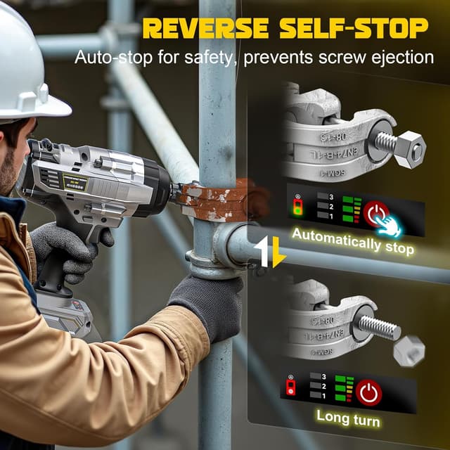 Thumbnail 5 de DIYtoolifz Cordless Impact Wrench 1700 Ft-lbs