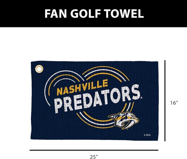 Detalle de Northwest NHL Golf Towel (Official Licensed Microfiber Waffle) 16x25 in