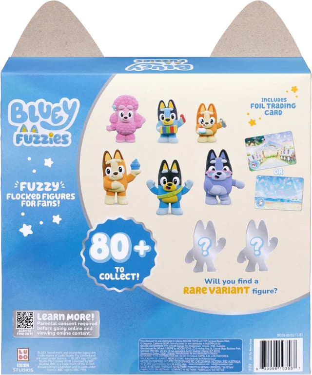 Detalle 2 de Bluey Fuzzies Deluxe Figure Pack 6 mini-figures