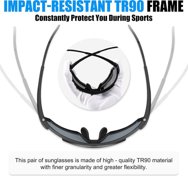 Detalle 2 de X-TIGER Occhiali da ciclismo polarizzati 19,2 g