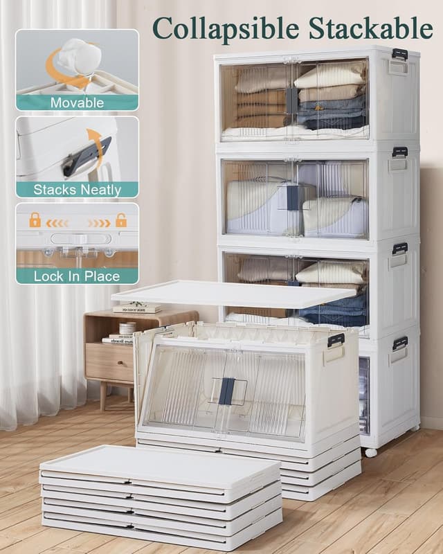 Detalle de OlarHike 97QT Stackable Storage Bin