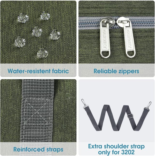 Detalle de Narwey 20L Ryanair Handgepäck 40×30×20 cm faltbare Sporttasche als Weekender