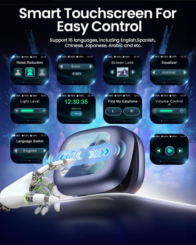 Detalle de LEEMC TP03 Wireless Earbuds 40H