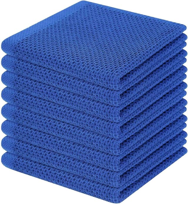 Imagen de Homaxy 100% Cotton Dish Cloths 12 x 12, 8-pack en OfertitasTOP