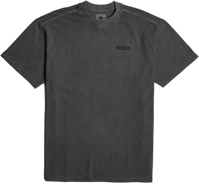 Detalle de G-Star Herren Pigment Dye Loose Regular Tee T-Shirt (1er Pack) – bequeme Passform mit originellem Look