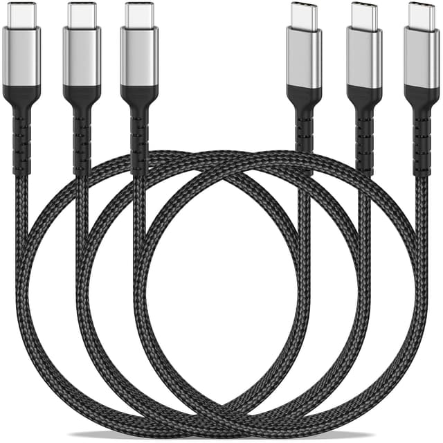 Detalle de ADILIFT USB C fast charge cable 1m 3 pack