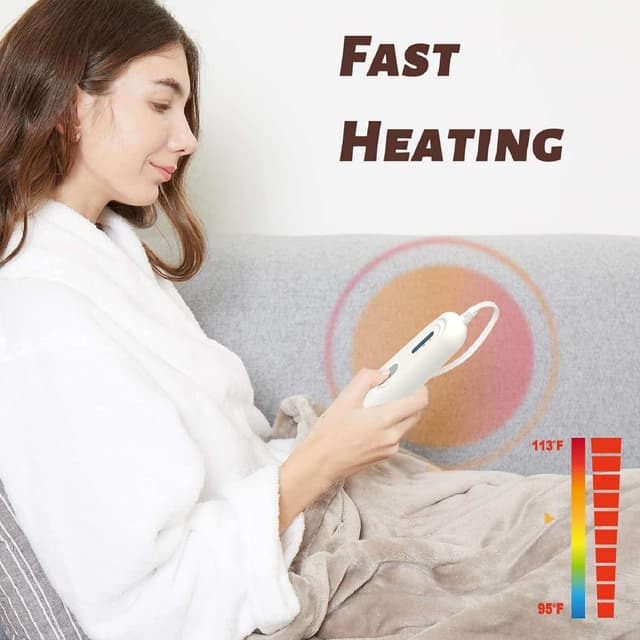 Detalle 1 de Tefici Electric Heated Throw 50 x 60