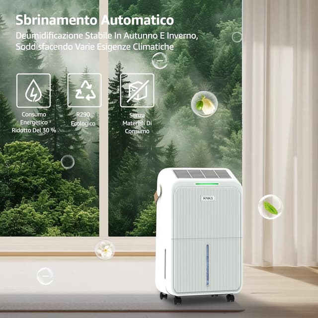 Detalle de KNKA Deumidificatore 16L/24h per casa