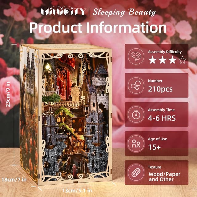 Thumbnail 1 de MiniCity Sleeping Beauty Book Nook