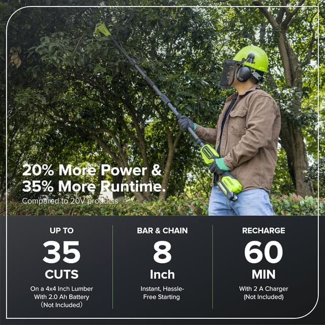 Detalle de Greenworks Potatore 24V 2,68 m