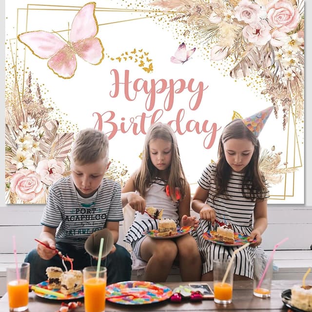 Thumbnail 1 de APROPHIC Boho Geburtstagbanner 210×150 cm