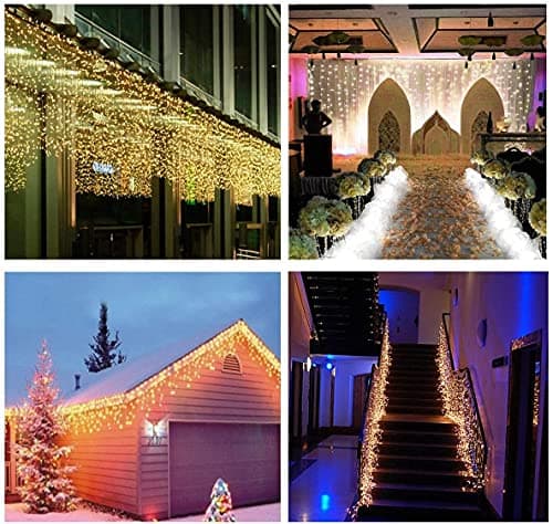 Thumbnail 5 de SALCAR 5m Guirnalda de luces 200 LED blanco cálido 🎄