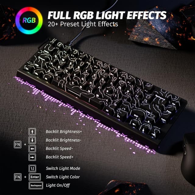 Thumbnail 6 de ATTACK SHARK X68 HE Rapid Trigger 8000Hz ⌨