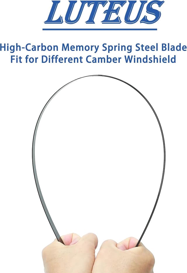 Detalle 2 de LUTEUS Premium All-Season Windshield Wipers (22" + 22"), OEM-Quality Replacement Set of 2