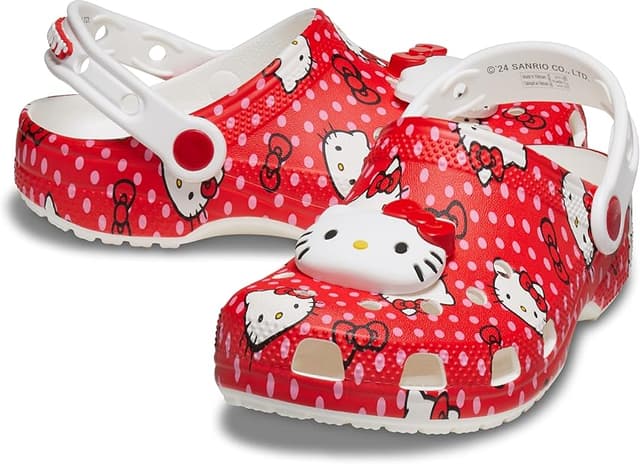Detalle 1 de Crocs Hello Kitty Zuecos niños talla 20/21