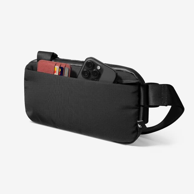 Detalle de tomtoc X-Pac Sling Bag für Herren & Damen – EDC Umhängetasche (3 Liter) für iPad mini oder Nintendo Switch 2, Schwarz