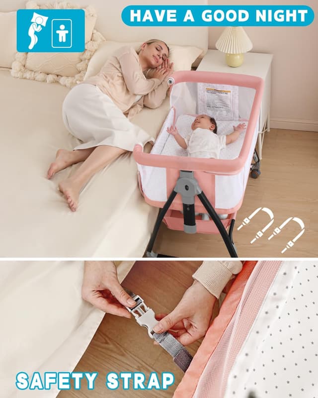 Thumbnail 5 de Bedside Bassinet 6 height Adjustable 👶